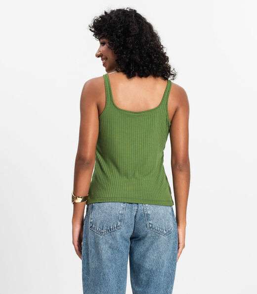 Regata em Ribana Canelada Rovitex Verde