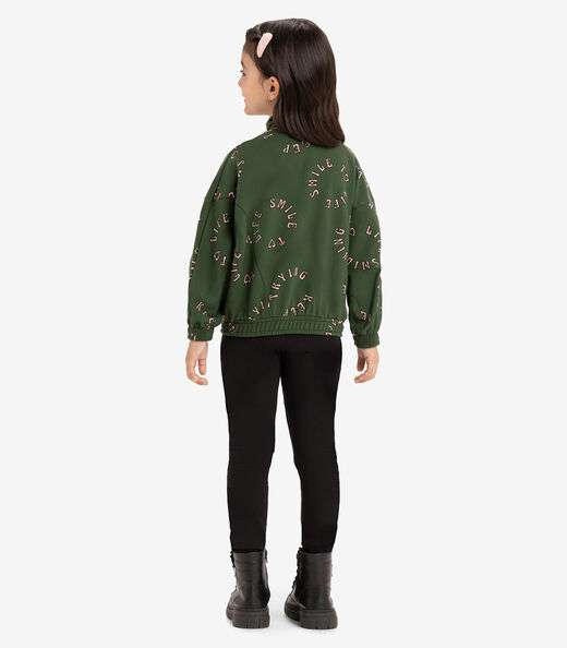 Conjunto Infantil Jaqueta Com Legging Rovi Kids Verde