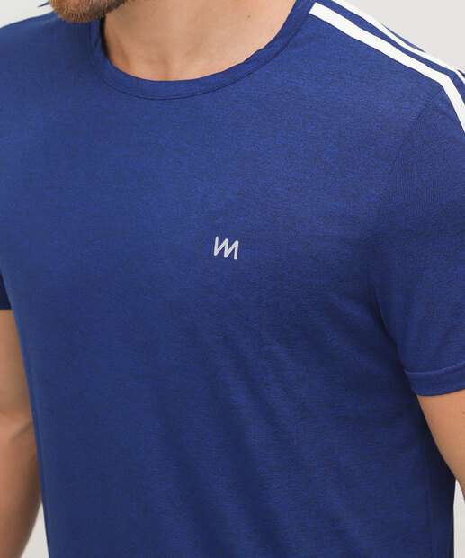 Camiseta Masculina Fitness Manga Curta MR