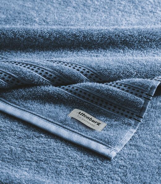 Toalha De Rosto Sense Fio Penteado Altenburg Azul