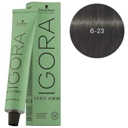 Image_Schwarzkopf Igora Zero AMM 6-23 Louro Escuro Fumê Marrom 60ml