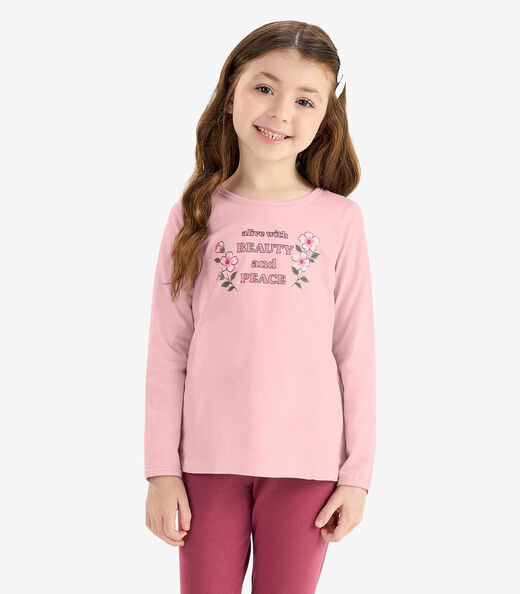 Conjunto Blusa com Legging Rovi Kids Rosa