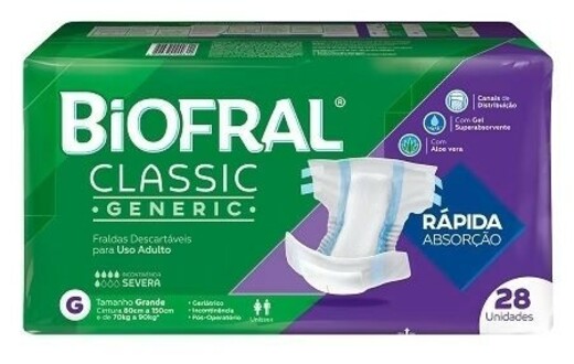 Image_Kit 2 Fraldas Adulto Biofral Classic Mega G 28 Unidades cada