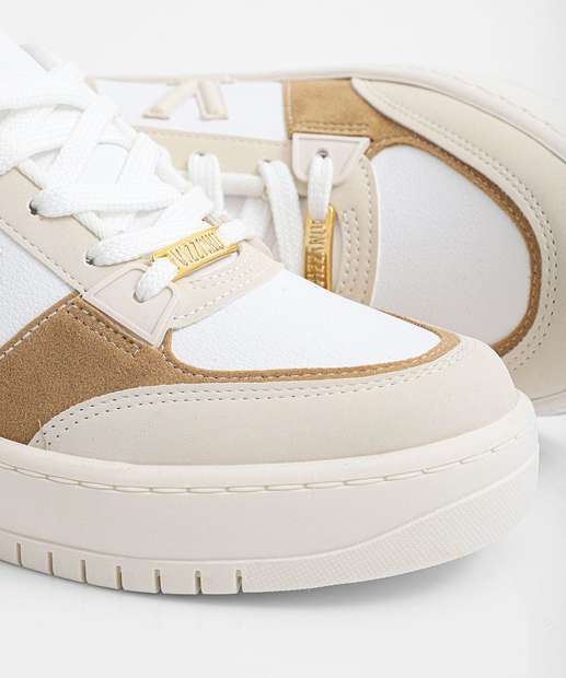 Tênis Casual Feminino Recortes Vizzano