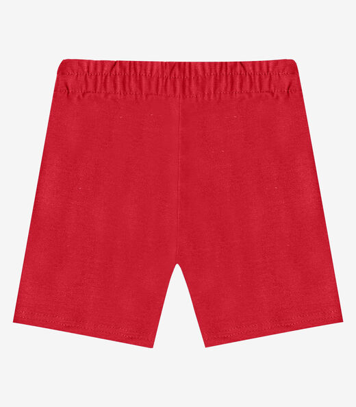 Bermuda Ciclista Infantil Básica Soletex Vermelho