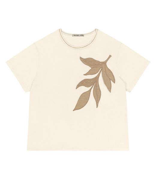 Blusa Feminina Plus Size Secret Glam Bege