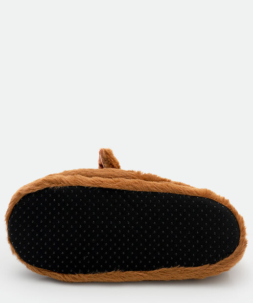 Pantufa Feminina Fechada Capivara Marisa Marrom