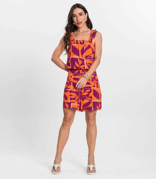 Macaquinho Feminino Curto Infinita Cor Roxo