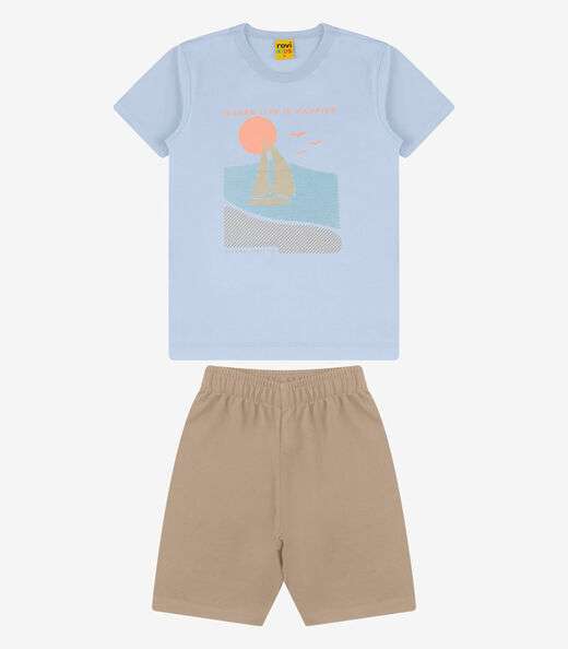 Image_Conjunto Camiseta com Bermuda Menino Rovi Kids Azul