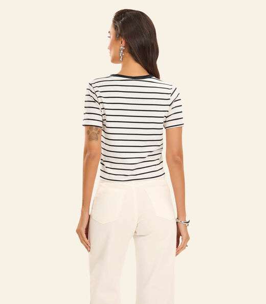 Blusa Feminina em Cotton Leve Rovitex Bege