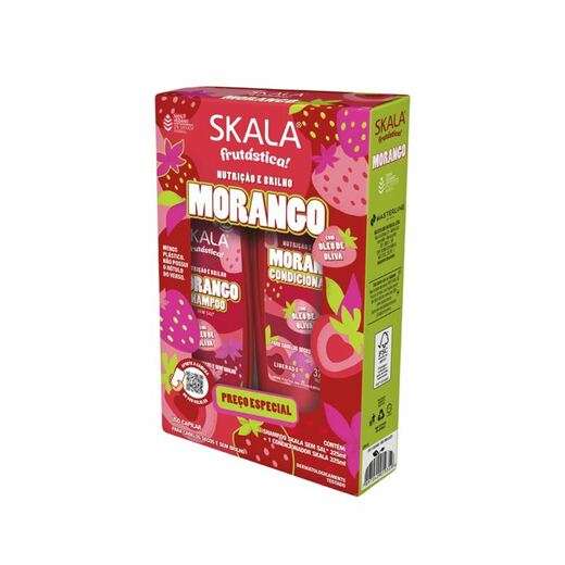 Shampoo e Condicionador Skala 325ml Morango