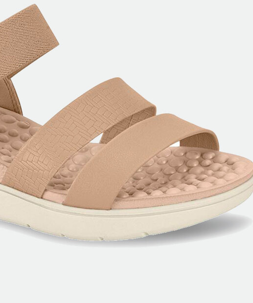 Sandália Feminina Rasteira Tiras Modare 