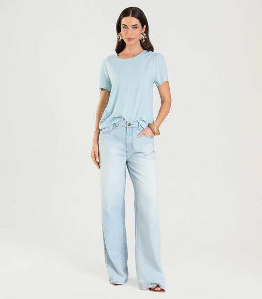 Image_Blusa Feminina Em Viscose Infinita Cor Azul