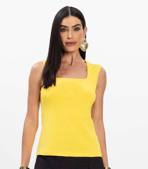 Blusa Feminina Infinita Cor Amarelo