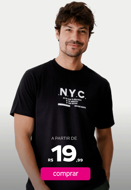 Masculino a partir de R$19,99