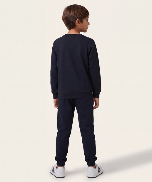 Conjunto Infantil Moletinho Shadow Tam 4 a 10 Preto