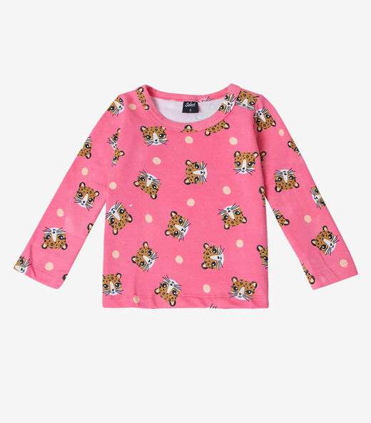 Pijama Infantil Feminino Select Rosa
