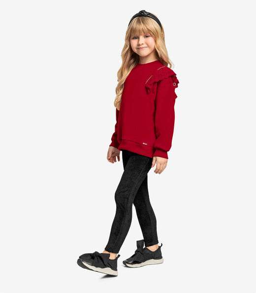 Image_Legging Infantil Veludo Trick Nick Preto