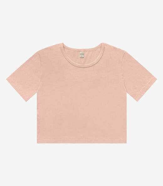 Blusa Básica Feminina Cotton Leve Rovitex Rosa