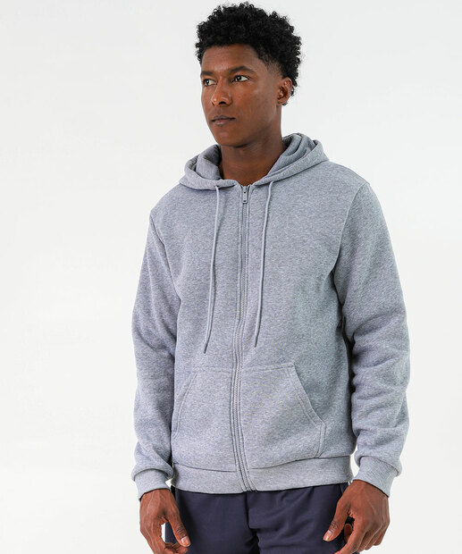 Image_Casaco Masculino Moletom Marisa Cinza