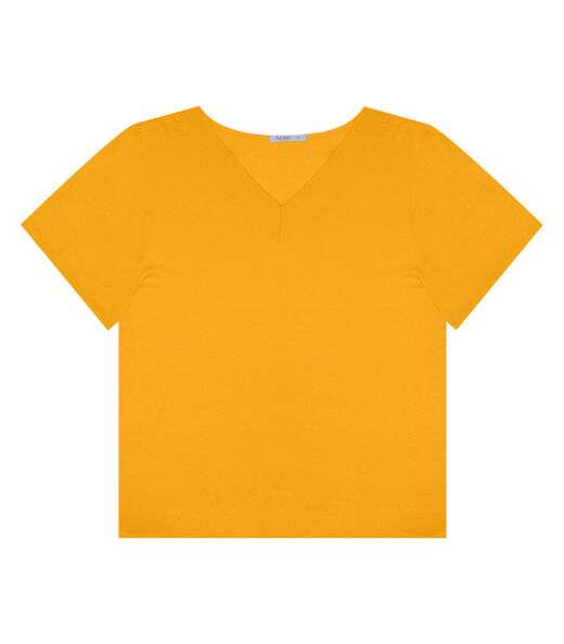 Image_Blusa Feminina Plus Size Secret Glam Amarelo