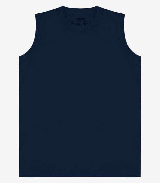 Regata Básica Infantil Masculina Rovi Kids Azul