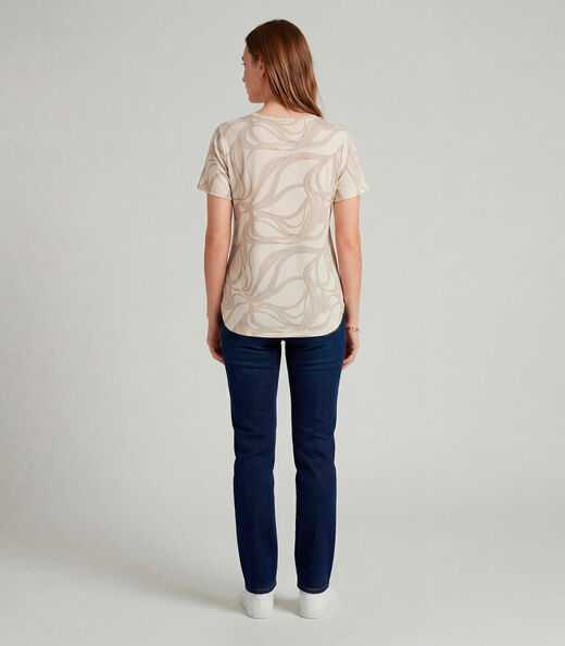 Blusa Feminina Infinita Cor Bege