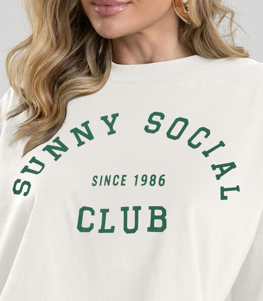 T- Shirt Feminina Cropped Dianna Bege