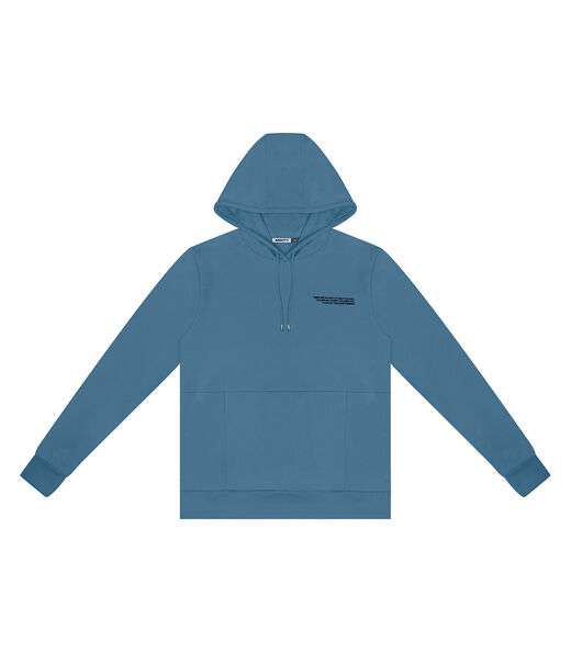 Blusão Juvenil Masculino Com Capuz Minty Azul