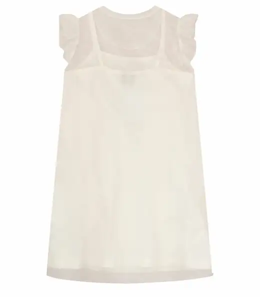 Vestindo Infantil com Sobreposição Select Bege