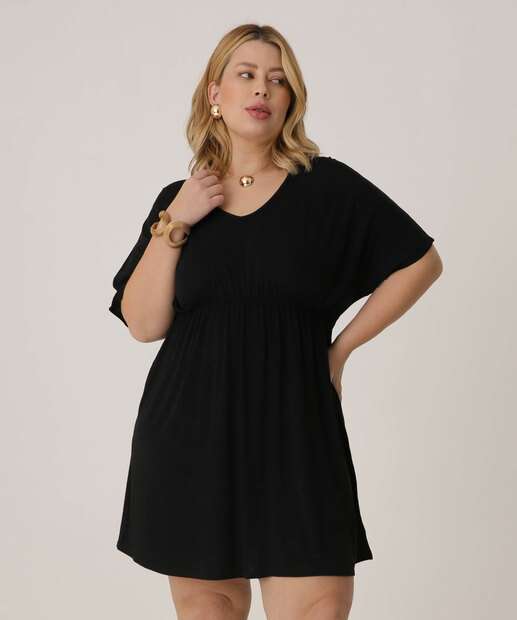 Vestido Plus Size Feminino Manga Japonesa Marisa