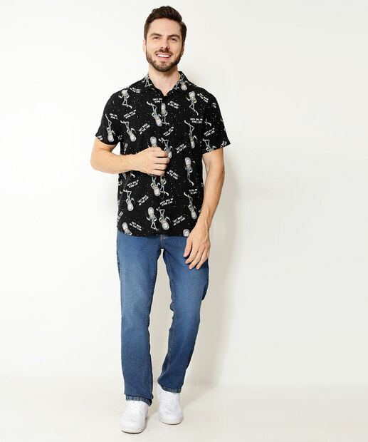 Camisa Masculina Rick E Morty Warner Bros