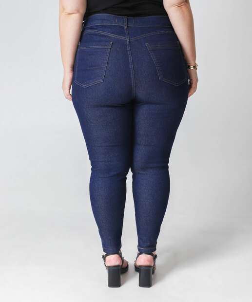 Calça Plus Size Feminina Jeans Skinny 