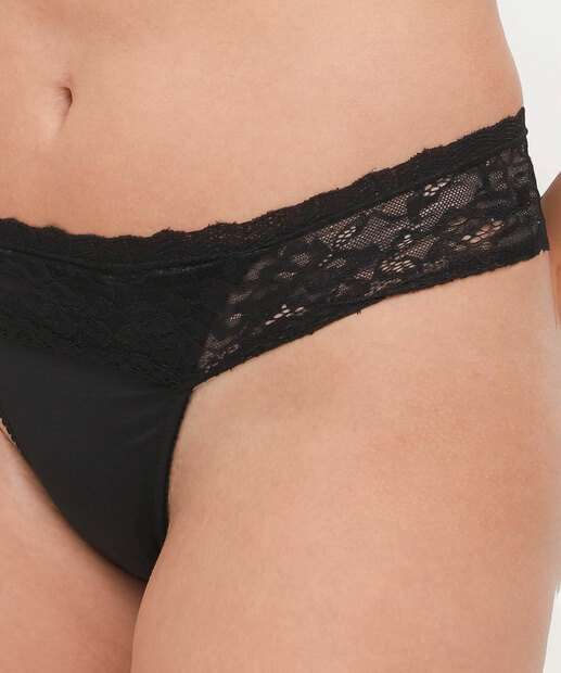Calcinha Fio Dental Renda Marisa