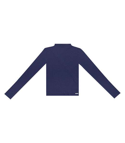 Blusa Manga Longa Feminina Rovitex Azul