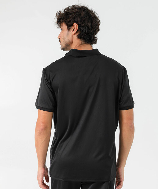 Camiseta Polo Masculina Fitness Marisa Preto