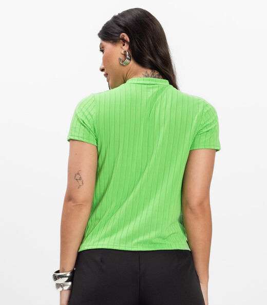 Blusa Feminina em Malha Delicate Infinita Cor Verde