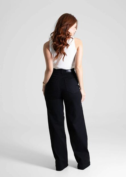 Calça Sarja Sawary Wide Leg - 280634
