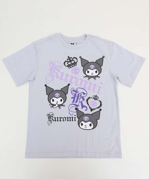Image_Camiseta Juvenil Hello Kitty Tam 10 a 16 Cinza