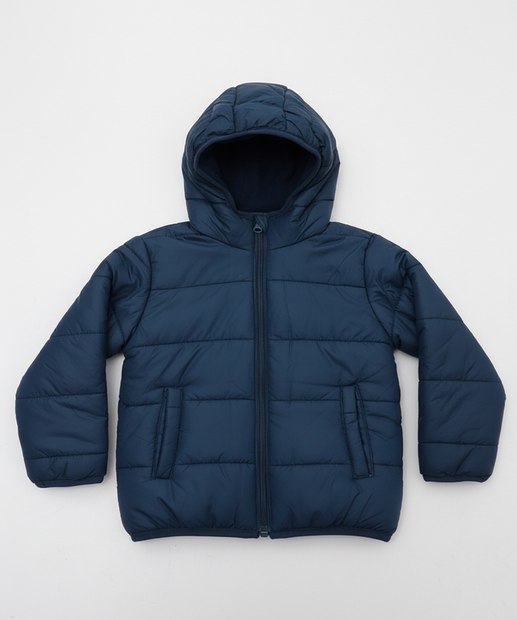Image_Jaqueta Infantil Puffer Capuz Marisa Tam 1 a 3 Azul