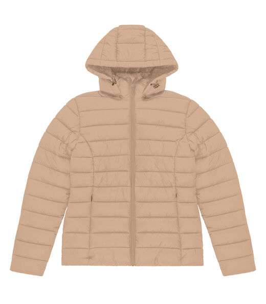 Image_Jaqueta de Microfibra Puffer Feminina Endless Bege