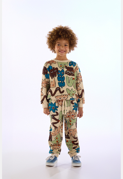 Image_Conjunto Infantil Blusão Calça Três e Já