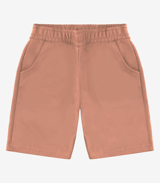 Bermuda Básica Menino Rovi Kids Marrom