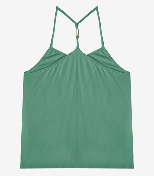 Blusa De Alça Feminina Visco Premiere Infinita Cor Verde