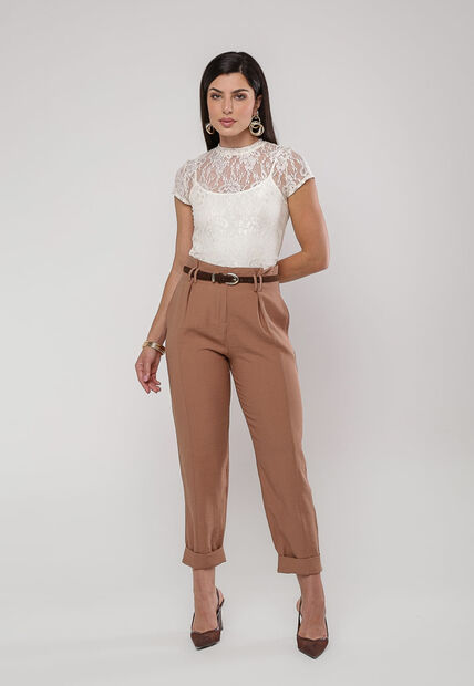 Image_Blusa de Renda Manga Curta Marfim Salvatore