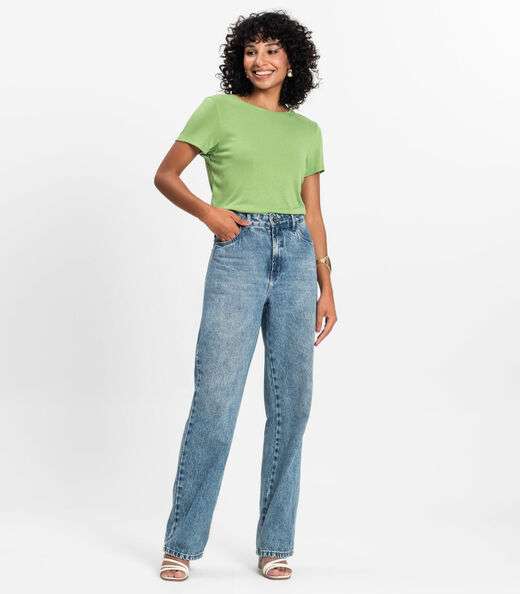 Blusa Feminina Básica Visco Tricot Rovitex Verde