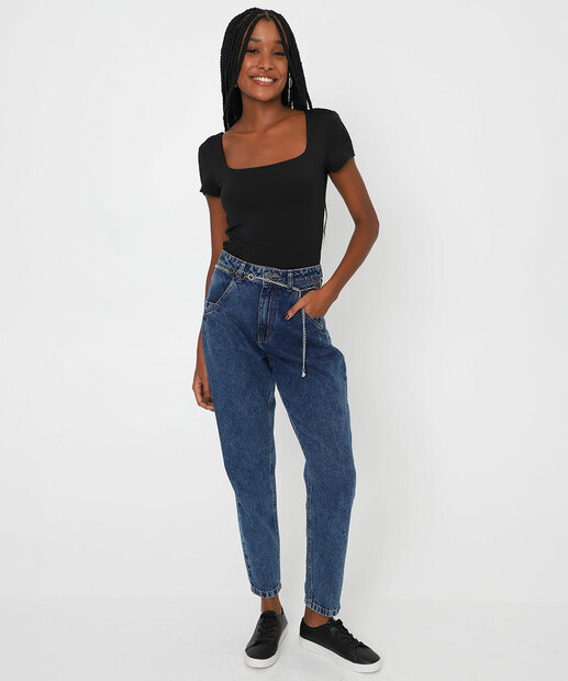 Blusa Feminina Cropped Suplex Marisa Preto
