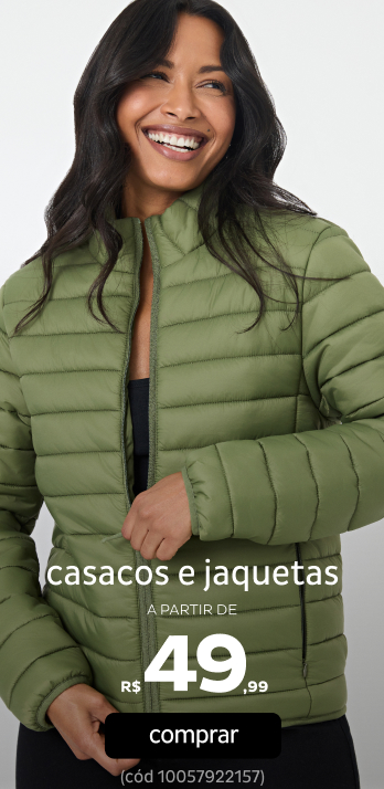 Casacos e Jaquetas a partir de R$49,99