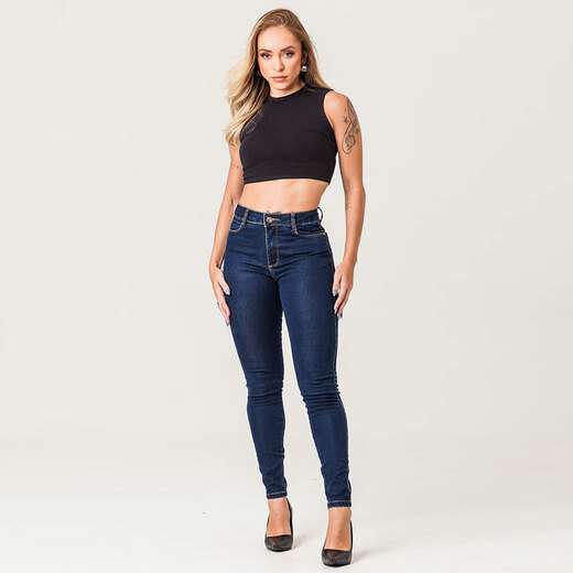 Calça Jeans Skinny Feminina Zune