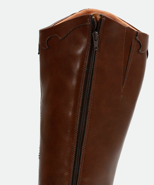 Bota Feminina Country Salto Grosso Bico Fino Vizzano